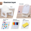 Развивающий детский мольберт UNIX Kids серый