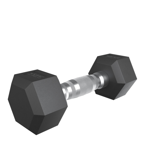 Гантель гексагональная UNIX Fit обрезиненная 2,5 кг / шт.