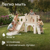 Игровой комплекс с горкой UNIX Kids Star / Звезда бежевый
