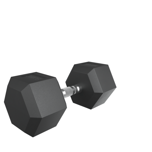 Гантель гексагональная UNIX Fit обрезиненная 30 кг / шт.