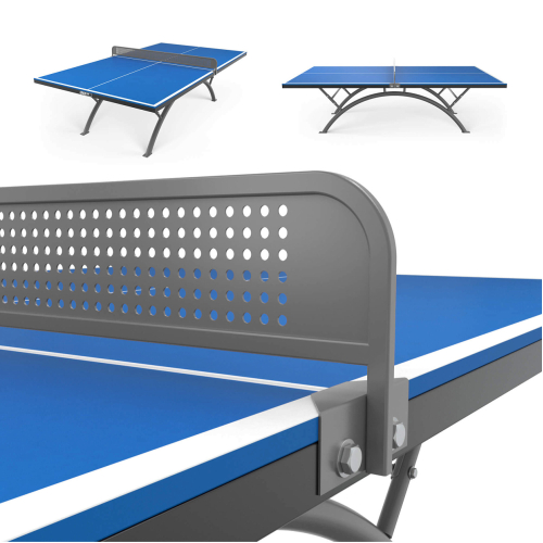 Антивандальный теннисный стол UNIX Line 14 mm SMC (Blue/Grey)