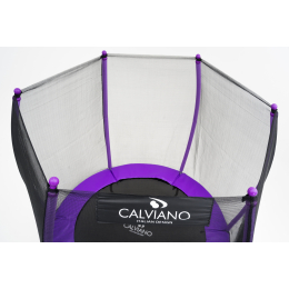 Батут пружинный с защитной сеткой Calviano 183 см - 6ft OUTSIDE master purple