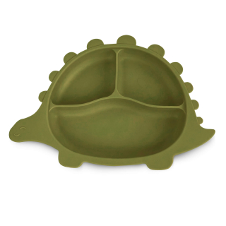 Набор посуды для кормления UNIX Kids Dino / Дино 9 предметов, зеленый