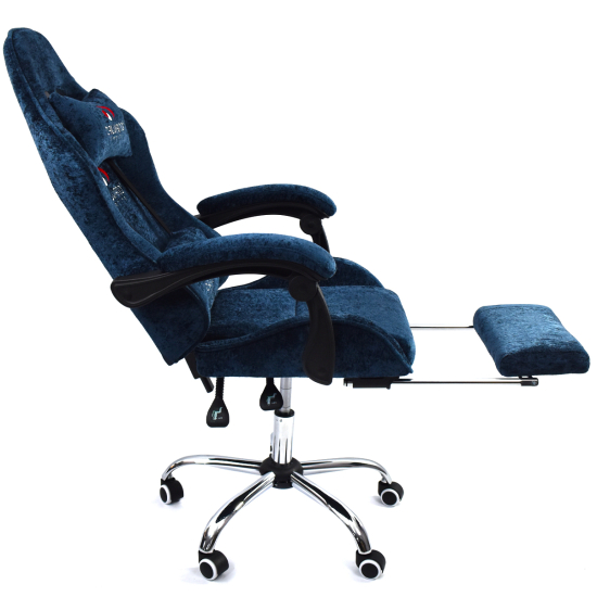 Вибромассажное кресло Calviano AVANTI ULTIMATO blue fabric