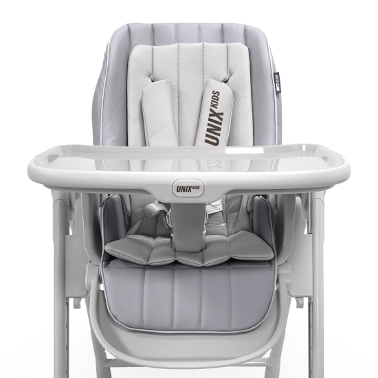 Стул для кормления UNIX Kids Torino светло-серый