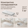Игровой коврик складной UNIX Kids Circles / Круги 150x180 см серый