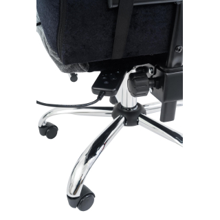 Вибромассажное кресло Calviano Amarone Black-Grey plush