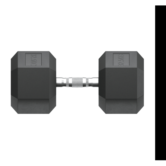 Гантель гексагональная UNIX Fit обрезиненная 32,5 кг / шт.
