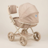 Коляска для кукол UNIX Kids Cradle Doll / с люлькой бежевый