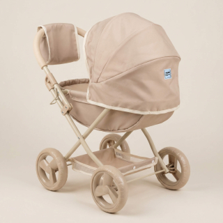 Коляска для кукол UNIX Kids Cradle Doll / с люлькой бежевый