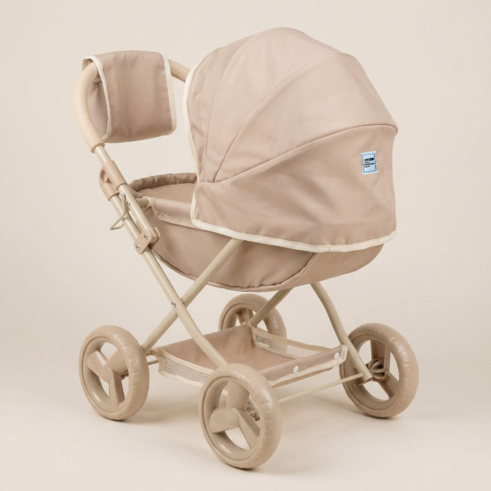 Коляска для кукол UNIX Kids Cradle Doll / с люлькой бежевый