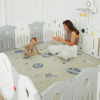 Манеж UNIX Kids Supreme Space / Премиальный 160x160 см серый