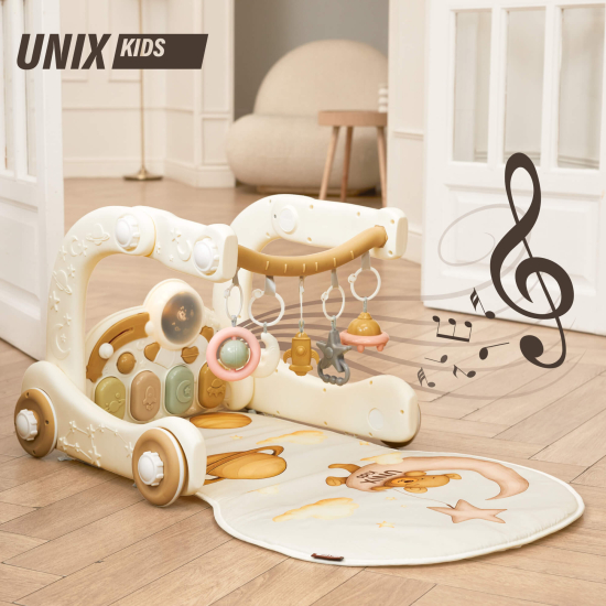 Музыкальный игровой центр UNIX Kids Cosmo / Космо (5 в 1) бежевый