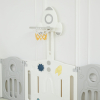 Манеж UNIX Kids Supreme Space / Премиальный 160x160 см серый