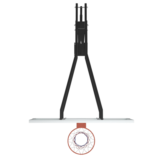 Баскетбольная стойка стационарная UNIX Line B-Stand-PC 72"x42" (180 х 105 см) R45 H230-305 см