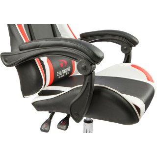 Вибромассажное кресло Calviano ASTI ULTIMATO black/white/red