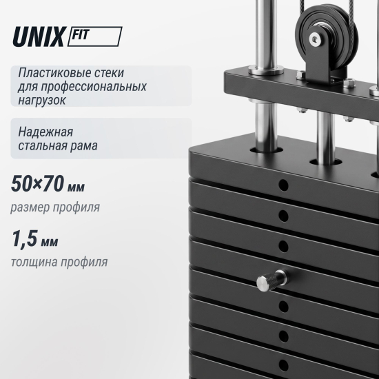Силовой комплекс - мультистанция UNIX Fit (50 в 1)