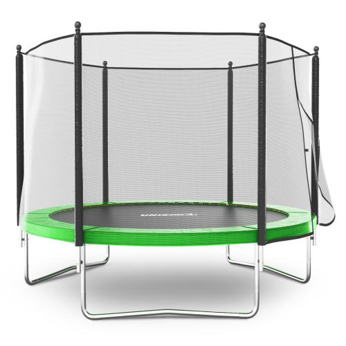 Батут UNIX Line Simple 10 ft (305 см) с внешней защитной сеткой, зеленый