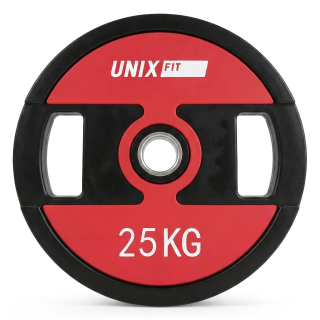 Диск уретановый c хватом UNIX Fit PRO 25 кг, 51 мм, 1 шт.