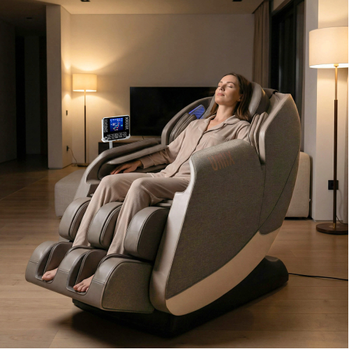 Массажное кресло UNIX Amelia Grey