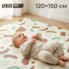 Игровой коврик складной UNIX Kids Traces / Следы 120x150 см коричневый