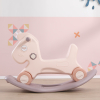 Лошадка-качалка-беговел UNIX Kids розовый