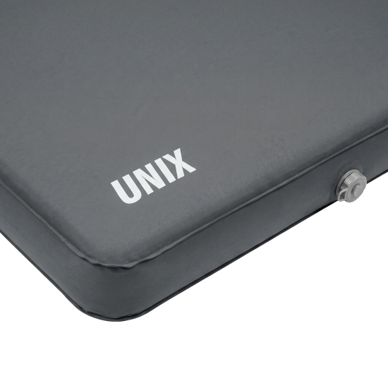 Матрас самонадувающийся UNIX Camp 195х80х10 см серый
