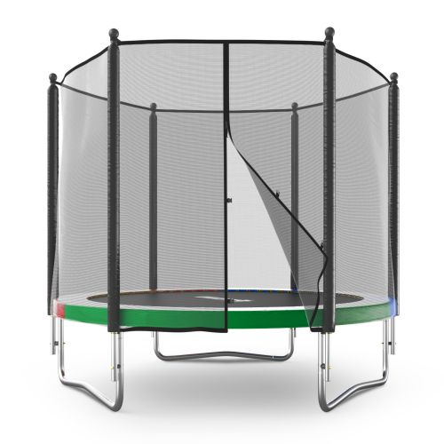 Батут UNIX Line Simple 8 ft (244 см) с внешней защитной сеткой, цветной