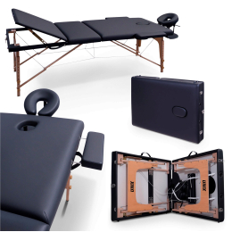 Массажный стол UNIX Standard 3 Section Black