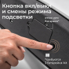 Самокат UNIX Kids Light с подсветкой, серый
