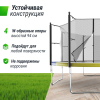 Батут UNIX Line Simple 12 ft (366 см) с внутренней защитной сеткой, цветной