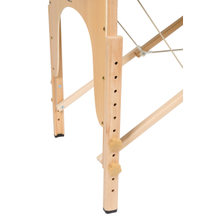 Массажный стол Atlas Sport складной 2-с 60 см деревянный + сумка в подарок (коричневый)