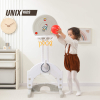 Баскетбольная стойка UNIX Kids Space / Космос серый