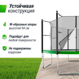 Батут UNIX Line Simple 12 ft Green (inside)