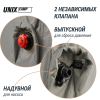 Надувная палатка UNIX Camp Sirius 4х3 серый (+ навес)