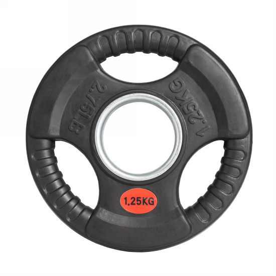 Диск 51 мм.  обрезиненный с 3-мя хватами  1,25 кг (2 штуки)   VictoryFit VF-S510125-2