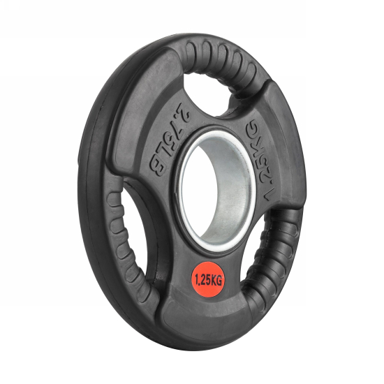 Диск 51 мм. обрезиненный с 3-мя хватами 1,25 кг, VictoryFit VF-S510125