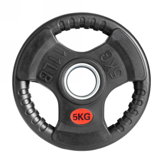 Диск 51 мм.  обрезиненный с 3-мя хватами  5 кг (2 штуки)   VictoryFit VF-S510500-2