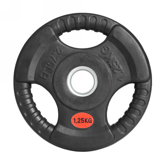 Диск 31 мм. обрезиненный с 3-мя хватами  1,25 кг (2 штуки)   VictoryFit VF-S250125-2