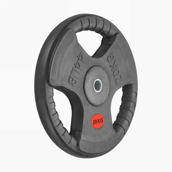 Диск 31 мм. обрезиненный с 3-мя хватами 20 кг, VictoryFit VF-S252000