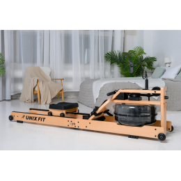 Гребной тренажер UNIX Fit Wood Rower Light