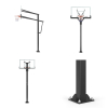 Баскетбольная стойка стационарная UNIX Line B-Stand-TG PRO 72"x42" (180 х 105 см) R45 H230-305 см