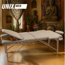 Массажный стол UNIX Serenity 3 Section Grey