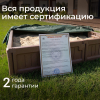 Песочница UNIX Kids Square квадратная 123 х 123 см коричневый
