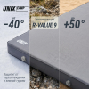 Матрас самонадувающийся UNIX Camp 195х140х10 см серый