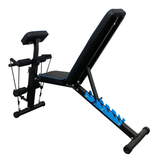 Скамья спортивная Calviano 1003 Blue+black складная