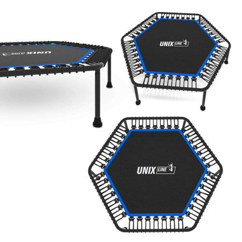 Батут спортивный UNIX Line FITNESS Lite Blue (125 см)