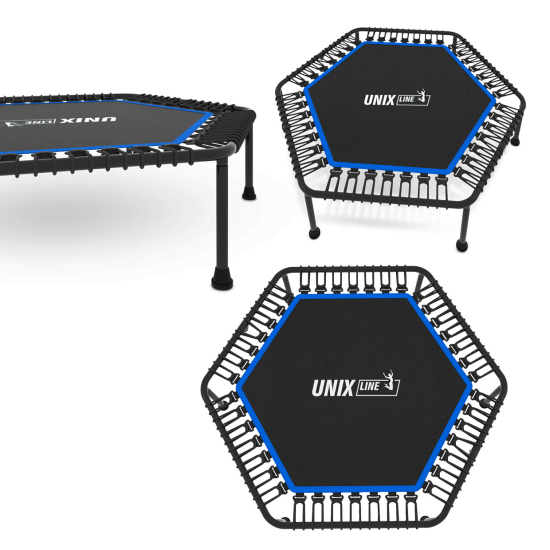 Батут спортивный UNIX Line FITNESS Lite Blue (125 см)
