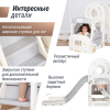 Игровой комплекс с горкой UNIX Kids Bus / Автобус (171 см) серый
