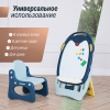 Развивающий детский мольберт UNIX Kids синий